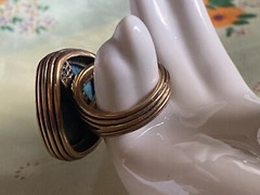 Barse Magnesite Shades Of Earth Stunning Size 7 Statement Ring
