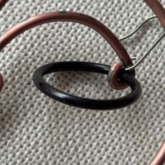 Set Of 4 Pairs Of Aluminum Dangle Earrings Artisan Made 1980’s