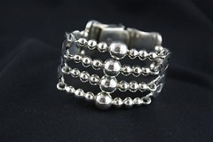 NEW Sterling Silver Taxco Bracelet 6 3/4″ Art Deco Style