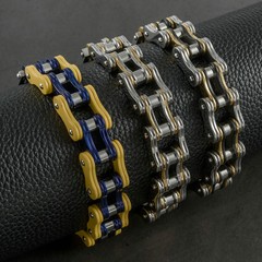 Men’s Bracelets Motorcycle/Biker/Bicycle Chain Link Bracelets Stainless Steel
