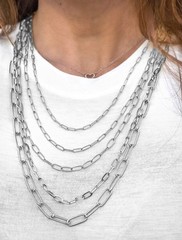 West Coast Jewelry Womens Adjustable Paperclip Chain Link Necklace 5Mm – 24 –