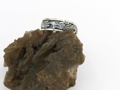 Hand Made in USA Art Massive 925 Sterling Silver With Dragon Spinner-Custom size