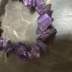 Amethyst Chunk Bracelet