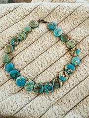 14” Sea Sediment Jasper Necklace. Beautiful! Promotes Inner Peace. Free Shipping