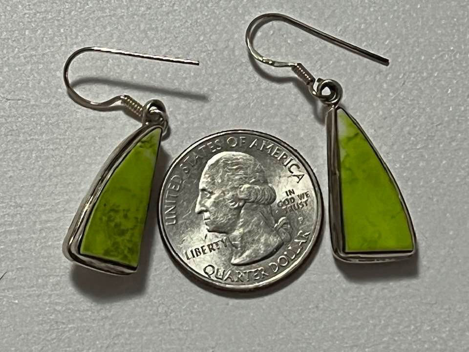 Green Opal Madagascar earrings