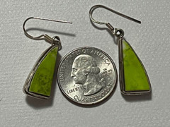 Green Opal Madagascar earrings