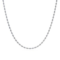 9 Ct Marquise Cut Diamond Tennis Necklace VS1 D-F White Gold 14k