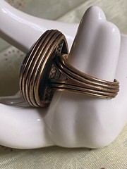 Barse Magnesite Shades Of Earth Stunning Size 7 Statement Ring