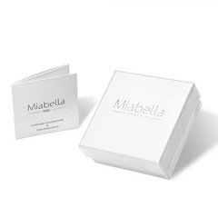 Miabella Italian 925 Sterling Silver Solid 2Mm Round Chain Necklace For Women