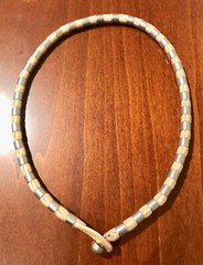 Leather and silver Made in Argentina Necklace Choker