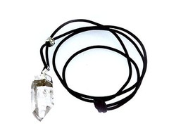 3X Unisex Quartz Point Artisan Pendant Necklaces Lot of Three Free Gift Box