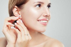 Solitaire 2 carat Luxurious Earrings 18k Solid White Gold Stud Diamond 6mm