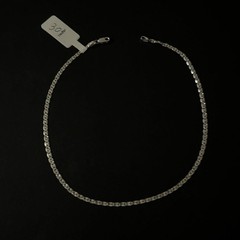 Tobillera De Plata 925, 925 Silver Anklet – 12 Inch