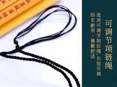 Crystal Bottle Pendant Tibetan Buddhist Green Tara Talisman Necklace –