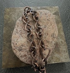 Pure Copper Handmade Infinity Chain Bracelet, Arthritis Therapy