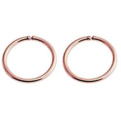 20 GA 14K Rose Gold Filled Helix Huggie Hoop Piercing Cartilage Earrings Nose