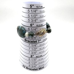 Studio Barse Turquoise Beaded Bracelet with Amazonite, Milky Quartz, and Pearls
