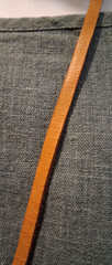 Agate Slice Necklace Natural Brown With Copper & Silver Pendant Leather Cord