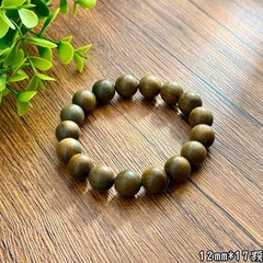 Argentine Green Sandalwood Bracelet Buddhist Prayer Beads for Men and Women