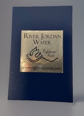Hand Blown Bottle Pendent / River Jordan Rememberance/ Certificate/preowned