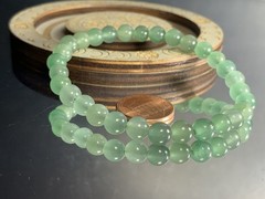 Special Price！Unique Pick ！6.4mm Green Aventurine Bracelet
