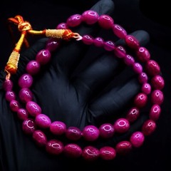 301.00 Cts Very Fantastic Pink Ruby 19 Inches Beaded Necklace Jewelry VK 26 E661