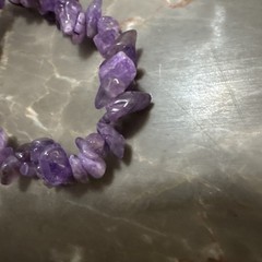 Amethyst Chunk Bracelet