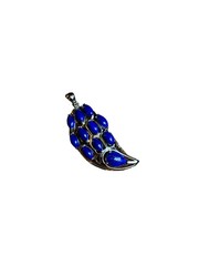 Lapis Lazuli Teardrop Pendant | Sterling Silver | A816