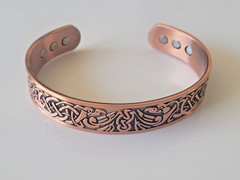 Pure Copper Magnetic Bracelet – Solid Copper Arthritis Pain Therapy Energy Cuff