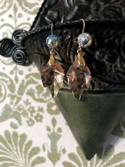 Swarovski Crystal Earrings Leaf Earrings – Gorgeous!!