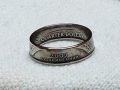 UTAH – Size 9 State Quarter Coin Ring