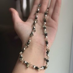 MEN’S DALMATIAN JASPER ENERGY CLEANSE & PROTECTION GEMSTONE AND BEADS NECKLACE!