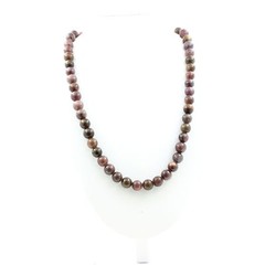 stones And Minerals. Ruby Bead Necklace From Mogok, Burma, Myanmar Quality 2