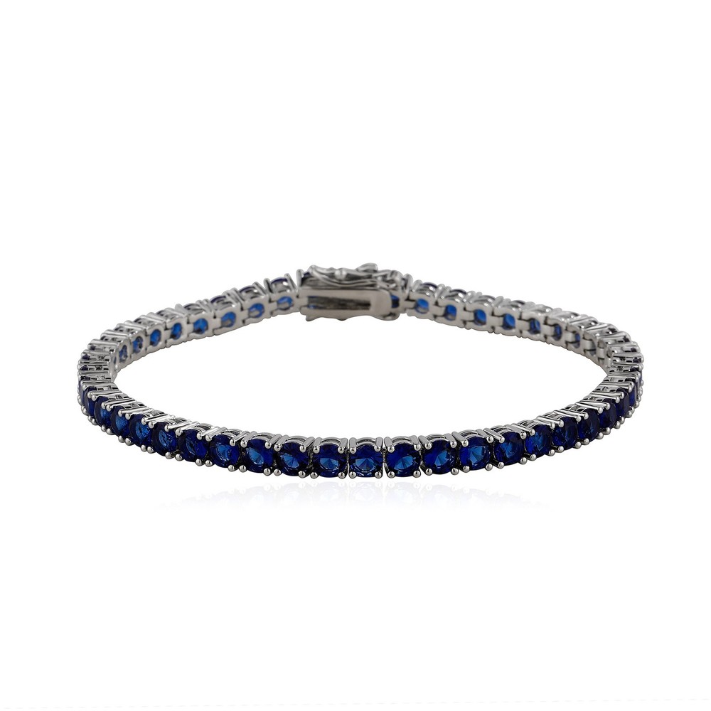 4mm Colorful CZ Tennis Bracelet Hip Hop Iced Out Crystal Chain Buckle For Women