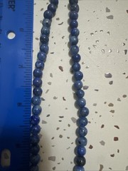 Lapis Lazuli Beaded Pendant Necklace