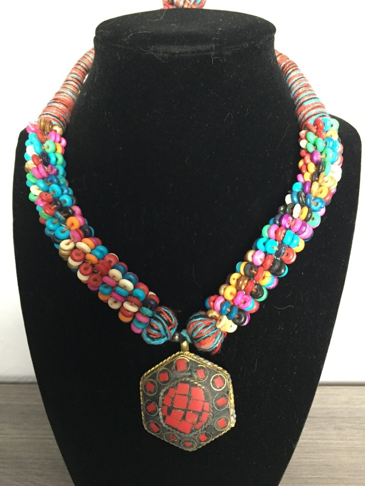 Handcraft jewelry arisan handmade unique necklace