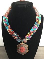 Handcraft jewelry arisan handmade unique necklace