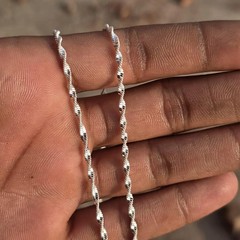 20 inch Handmade 925 Sterling Silver Necklace Chain Jewelry, Healing, Spiritual