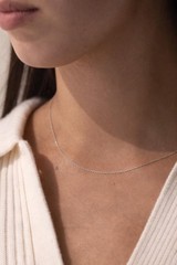 Heart Hollow Pendant Necklace 925 Sterling Silver Dainty Love Charm Women