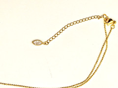 Owl Necklace Pendant CZ Pearl Accent Dainty Gold Plated Adjustable Chain Animal