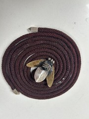 Clifton Nicholson Signed Numbered Bolo Necklace w/ Brass and Silver Bee
