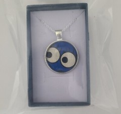 Glow in the Dark Eyes Halloween Necklace