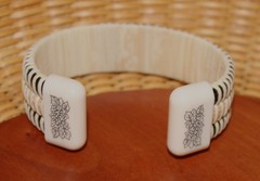 Nantucket Basket Style Cuff Bracelet ~ New ~ Artisan Hand Made ~