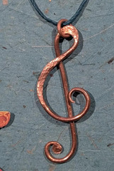 1 Pc Pure Copper Healing Pendant Clef Locket, Jewelry, Spiritual Kriya