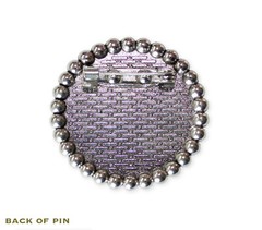 Personalized Nurse Doctor Design Handmade Round Pearl BROOCH pin Jewelry