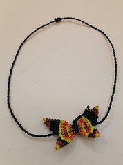 Multicolor Butterfly Woven Anklet Meacramé
