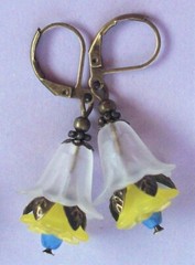 acrylic TRUMPET FLOWERS Bronze handcrafted U Choose handcrafted