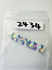 925 sterling silver rainbow color dichroic glass Pendant