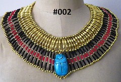 Egyptian Queen Cleopatra style Pharaoh’s Necklace/Collar/Haloween.