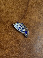Lapis Lazuli Teardrop Pendant | Sterling Silver | A816